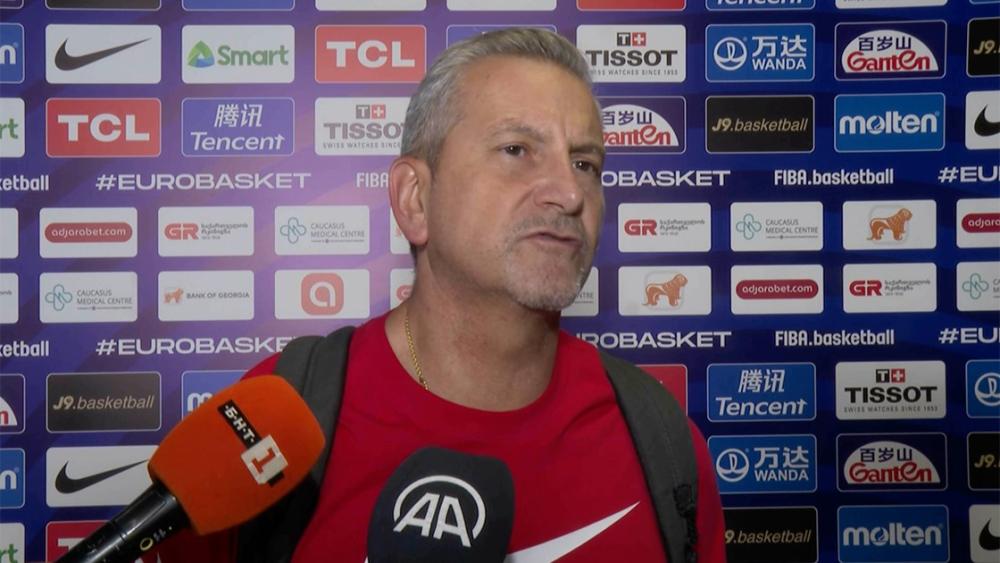 Gürcistan Basketbol Takımı Başantrenörü Zouros, Türkiye maçını değerlendirdi: Yaşananlar doğru değildi
