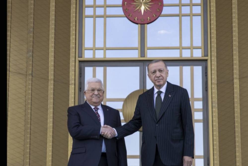 Filistin Devlet Başkanı Türkiye'de