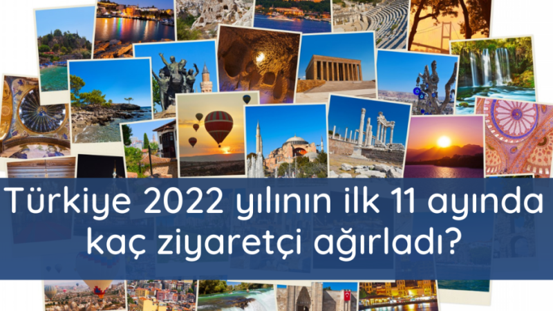 Türkiye 2022 yılının ilk 11 ayında kaç ziyaretçi ağırladı?